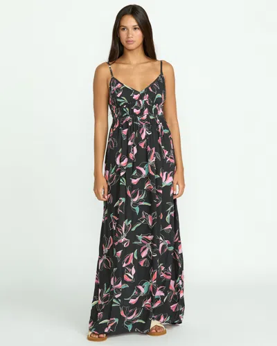 Volcom Women's Dream In Bloom Dress In Black
