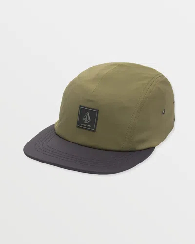 Volcom Men's Stone Tech Delta Camper Adjustable Hat In Green