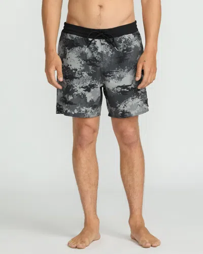 Volcom Men's Lido Print 16" Trunks In Animal Print