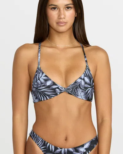 Volcom Women's Paradise Dreamer Twist X Back Bikini Top In Multi