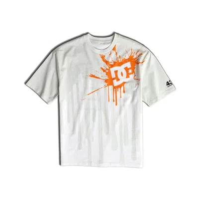 Dc Shoes Men's Big Drip Hss T-shirt In White