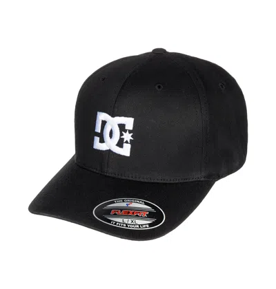 Dc Shoes Cap Star 2 Stretch Fit Hat In Black In Gray