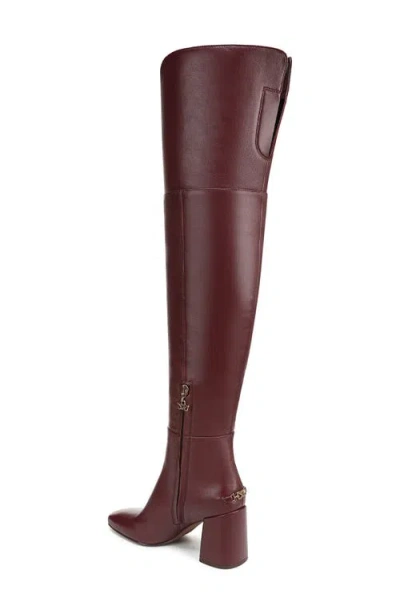 Circus Ny By Sam Edelman Women's Brigid Over-the-knee Block-heel Boots In Burgundy