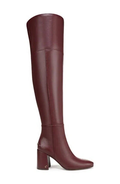 Circus Ny By Sam Edelman Women's Brigid Over-the-knee Block-heel Boots In Burgundy