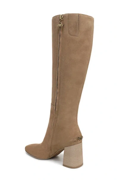 Circus Ny By Sam Edelman Women's Billie Wide-calf Knee-high Block-heel Dress Boots In Brown