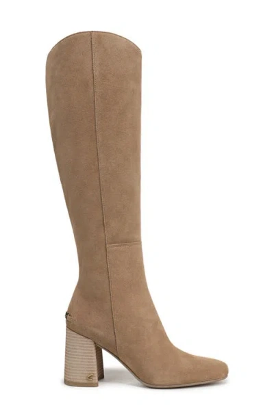 Circus Ny By Sam Edelman Women's Billie Wide-calf Knee-high Block-heel Dress Boots In Brown