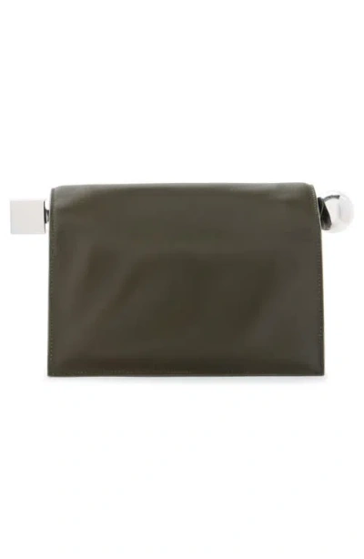 Jacquemus Saint Laurent Havana Crystal Black Acetate Sunglasses In Green