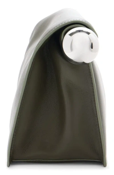 Jacquemus Saint Laurent Havana Crystal Black Acetate Sunglasses In Green