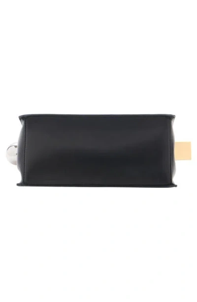 Jacquemus Rectangular Lamb Leather Clutch With Rolled Handle In Black