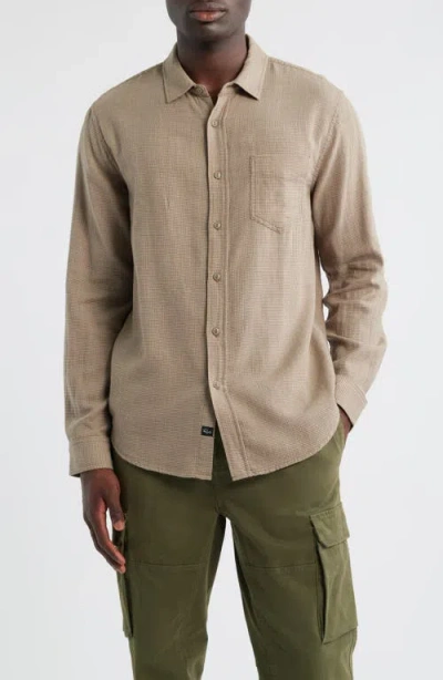 Rails Wyatt Microcheck Cotton Button-up Shirt In Multi