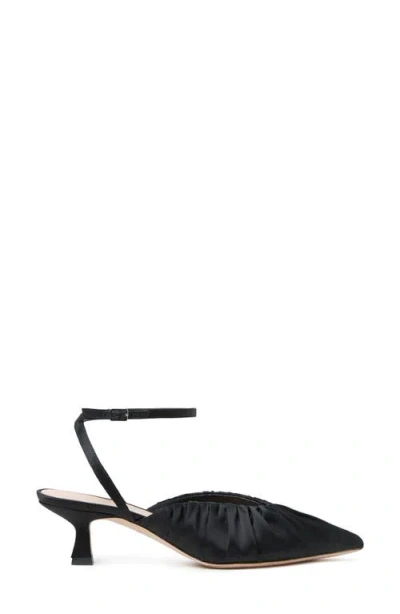 Loeffler Randall Rio Ankle Strap Pointed Toe Pump In Black