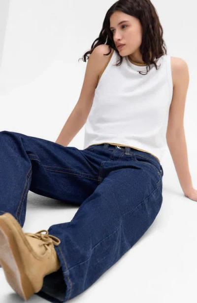 Bdg Urban Outfitters Kayla Low Rise Wide Leg Jeans In Blue