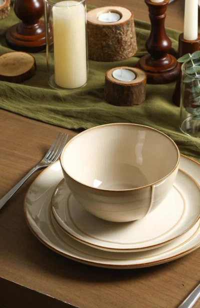 Stone Lain Infinity 12-piece Dinnerware Set Stoneware In Neutral