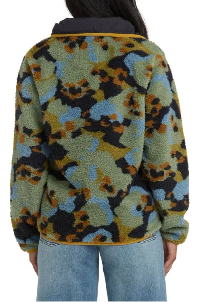 Billabong Switchback Fleece Pullover In Green