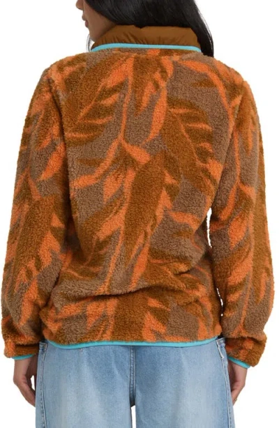 Billabong Switchback Fleece Pullover In Brown