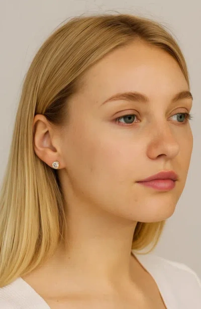 Hollywood Sensation Emma Timeless Sparkle Crystal Stud Earrings In Metallic