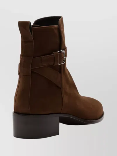 Church's Ankle Boot With Block Heel And Buckle In Brown