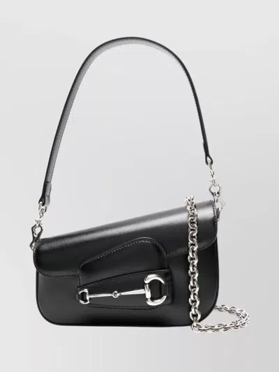 Gucci Versatile Shoulder Bags Adjustable Strap In Black
