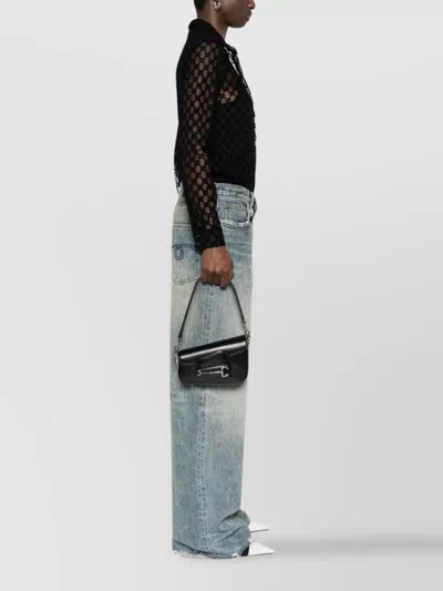 Gucci Versatile Shoulder Bags Adjustable Strap In Black