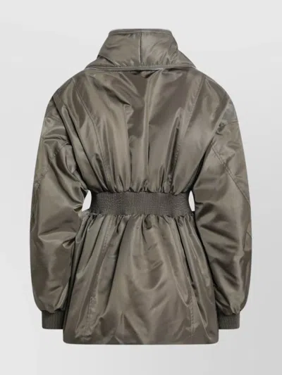 Givenchy Bomber Jacket With Shawl Collar And Zip In Green