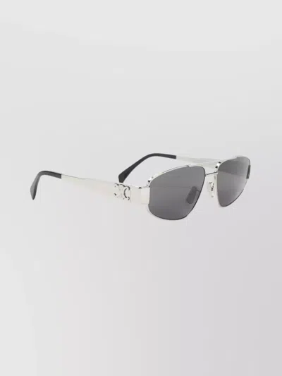 Celine Metal Frame Sunglasses With Adjustable Nose Pads In Metallic