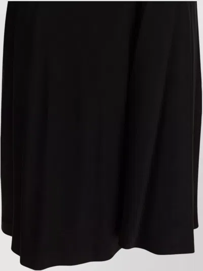 Loewe Halter Neck Sleeveless Flared Dress With Bow In Black