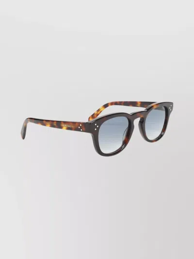 Celine Square Tortoiseshell Sunglasses Gradient Lenses In Multi
