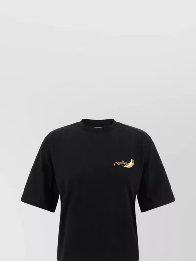 Off-white Graphic Arrow Fruit Design T-shirt In Black