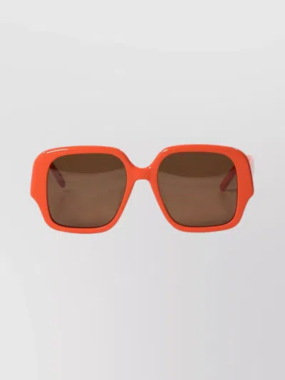 Loewe Square Frame Slim Sunglasses And Lenses In Red