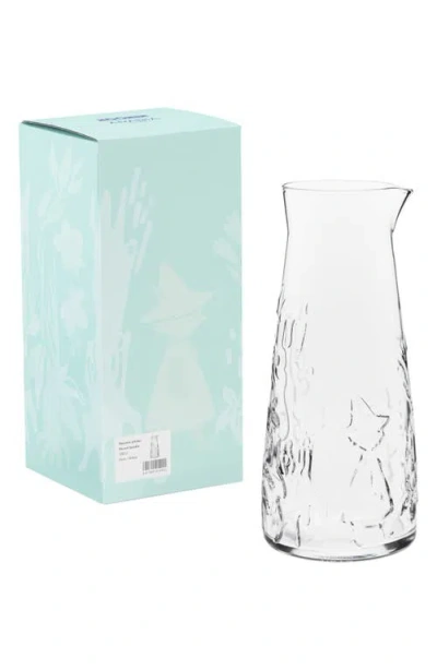 Moomin Forest Hide & Seek Glass Pitcher In Transparent