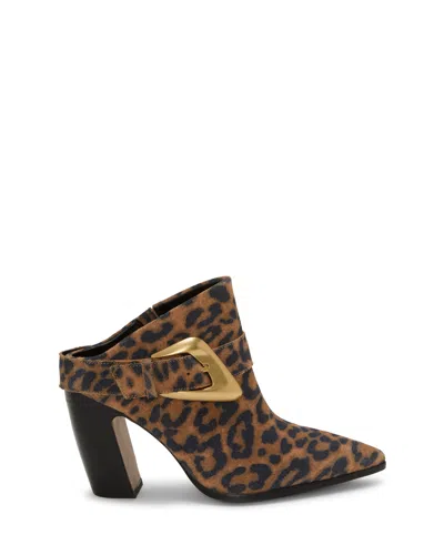 Vince Camuto Bailey Pointed Toe Mule In Animal Print