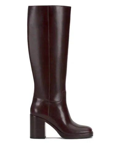 Vince Camuto Gibi Extra Wide Calf Knee High Boot In Burgundy