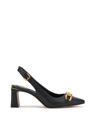 Vince Camuto Hamden Slingback Pointed Toe Pump In Black