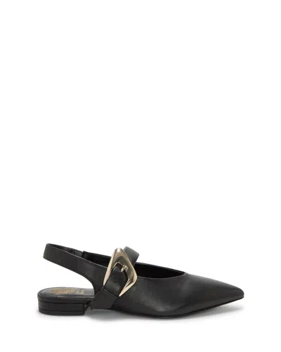 Vince Camuto Amoret Buckle Slingback Mule In Black
