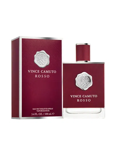 Vince Camuto Men's Rosso Eau De Toilette Fragrance, 3.4 Oz. In Red