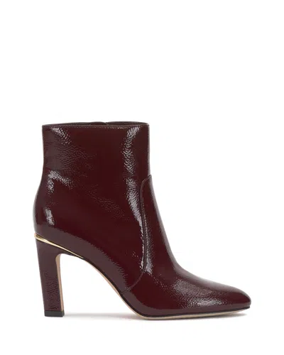 Vince Camuto Greer Almond Toe Bootie In Burgundy
