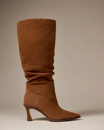 Vince Camuto Kindre Extra Wide Calf Slouchy Knee High Boot In Brown