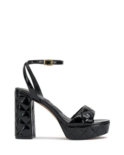 Vince Camuto Pendry Ankle Strap Platform Sandal In Black