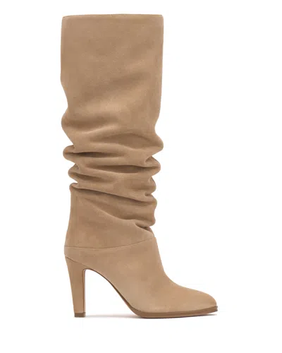 Vince Camuto Sorina Slouchy Wide Calf Knee High Boot In Neutral