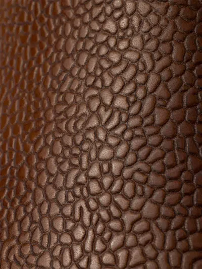 Prada Textured-leather Chelsea Boots In Brown