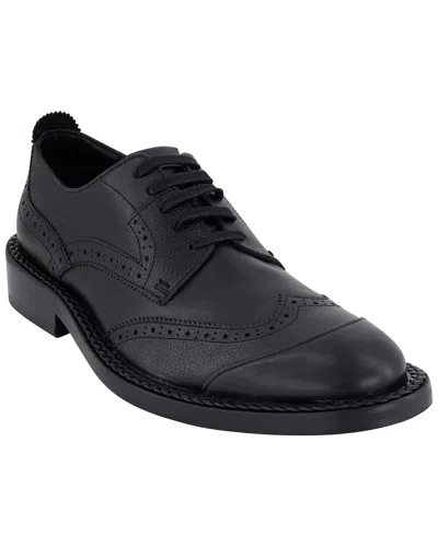 Karl Lagerfeld Cap Toe Wingtip Derby In Black