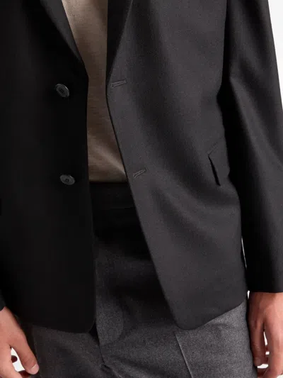 Prada Sakko Mit Fallendem Revers In Black