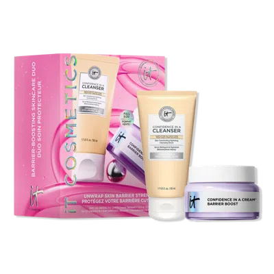 Buxom Unwrap Skin Barrier Strength Skincare Set In Transparent