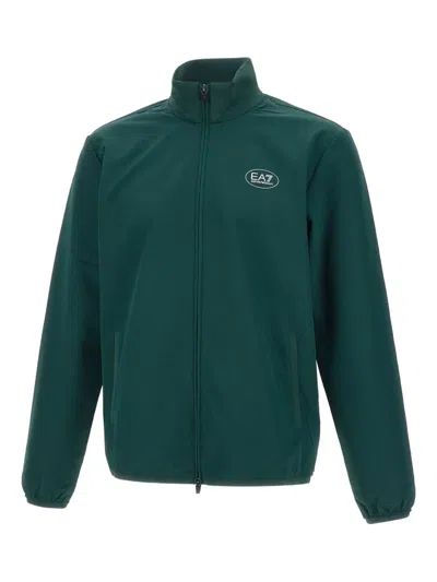 LOGO印花拉链开合卫衣