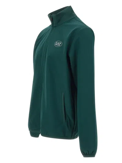 LOGO印花拉链开合卫衣