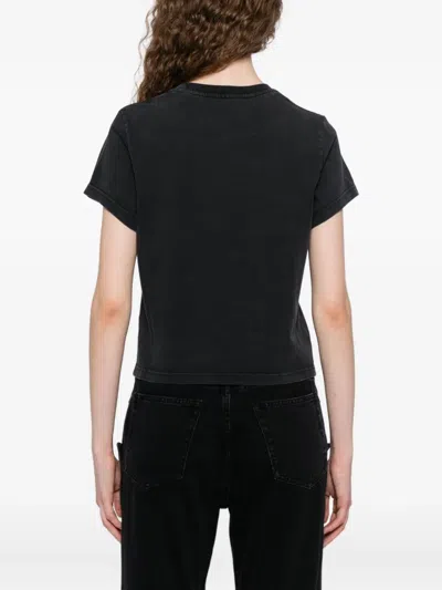 Alexander Wang T-shirt With Logo In Gray