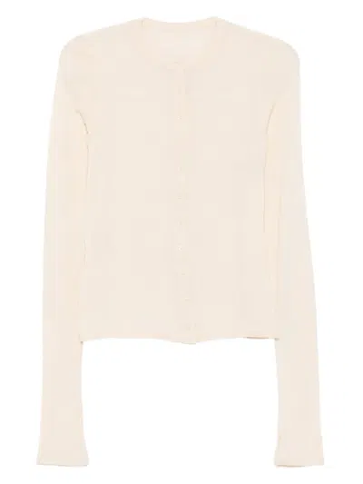 Sir Button-up Cardigan In Neutral