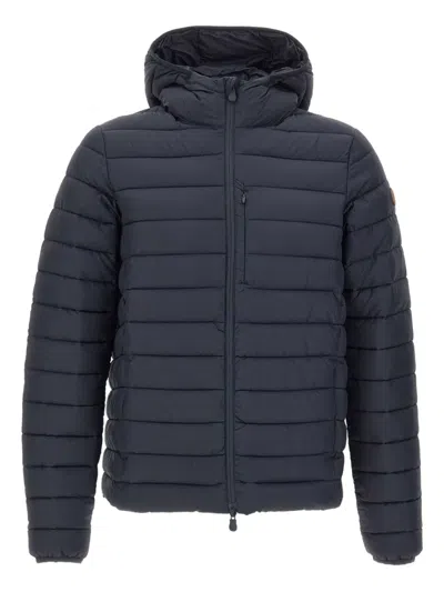 Save The Duck Mito Juncus Hooded Jacket In Blue