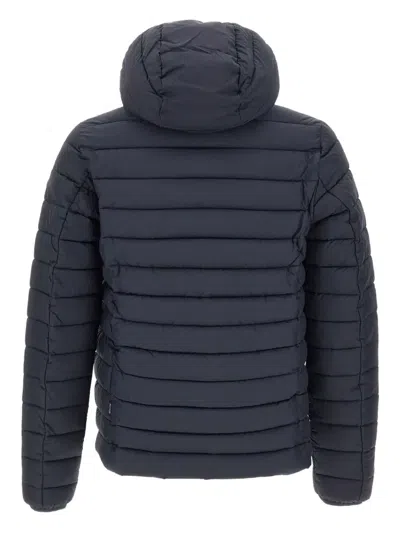 Save The Duck Mito Juncus Hooded Jacket In Blue