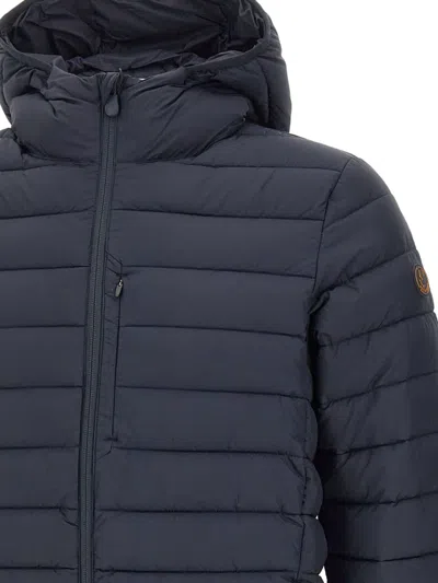 Save The Duck Mito Juncus Hooded Jacket In Blue